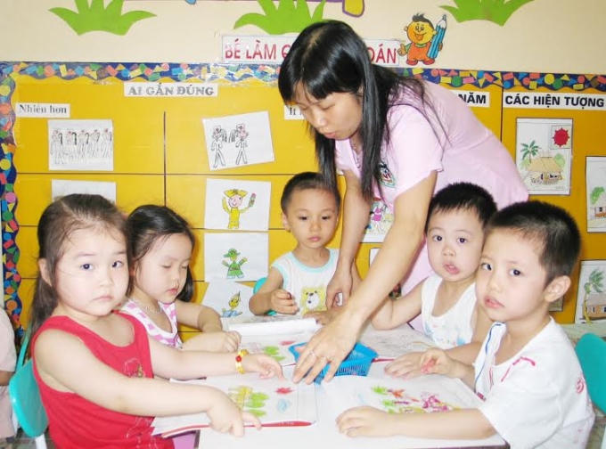 Giáo viên mầm non đối mặt với stress cao hơn những người làm ở ngành nghề khác.