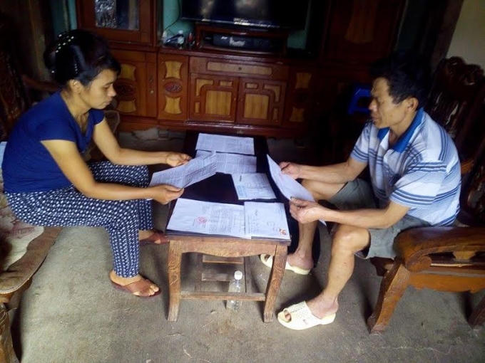 Bà Dương Thị Thặm không đồng ý trước cách giải quyết của Công an và UBND huyện Tủa Chùa.