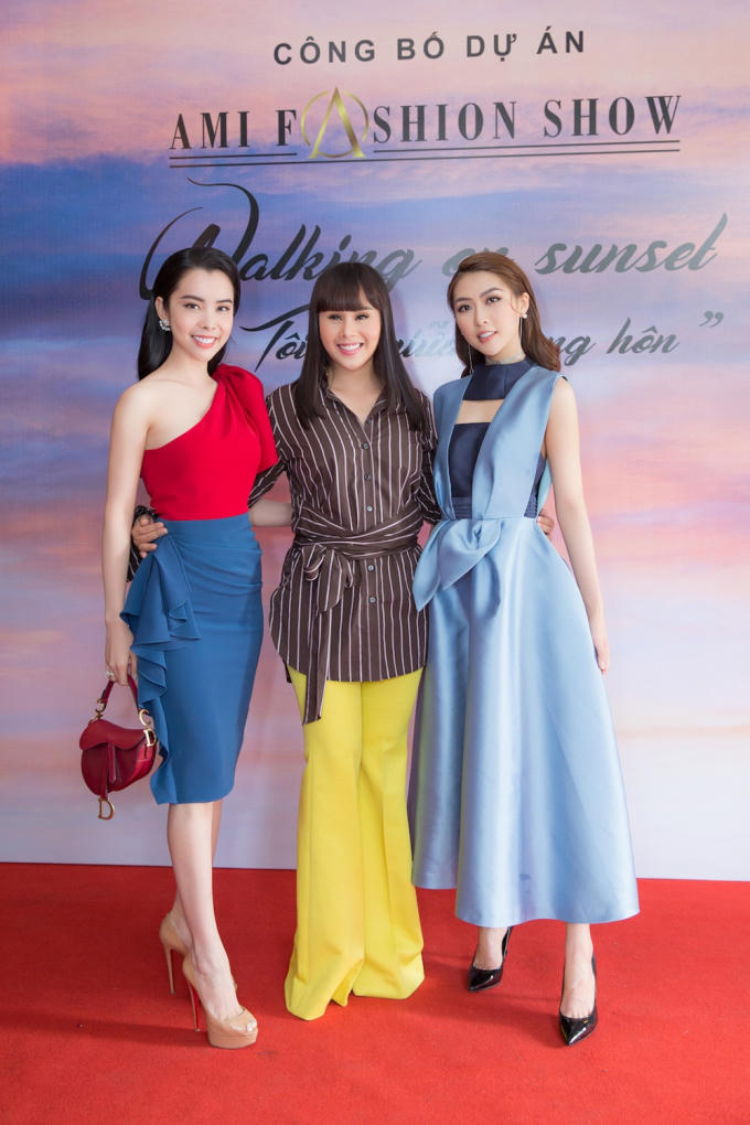 3 Hoa hậu Hằng Nguyễn,Tường Linh và Huỳnh Vy đọ sắc trong sự kiện.