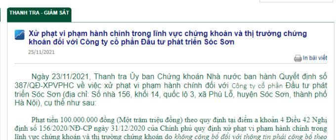 con ty cp dau tu phat trien soc son