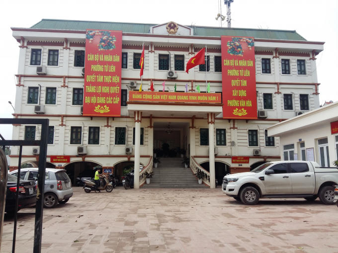 Trụ sở UBND phường Tứ Liên.