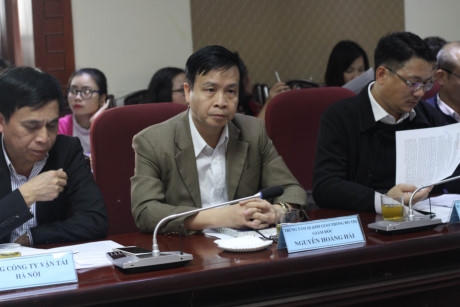 Ông Nguyễn Hoàng Hải cho biết mỗi giờ buýt nhanh sẽ vận chuyển được 1.800 hành khách. Ảnh: Văn Chương.