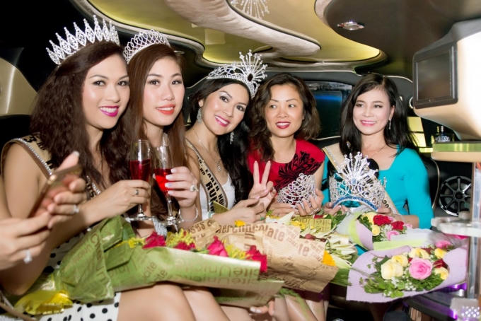 Các quý bà của Hoa Hậu phu nhân trái đất người Việt.