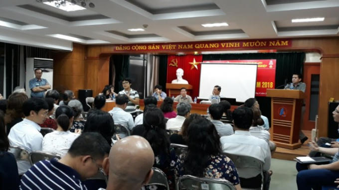 Hội nghị nhà chung cư 71 Nguyễn Chí Thanh với sự tham gia của đông đảo cư dân