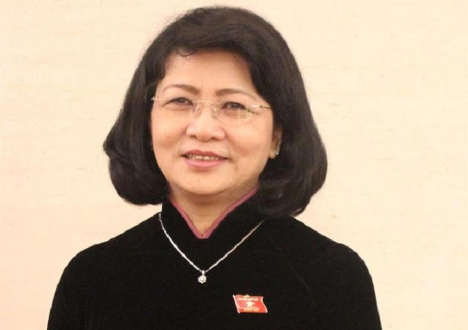 Bà Đặng Thị Ngọc Thịnh được bầu làm Phó Chủ tịch nước. (Ảnh: T.C)