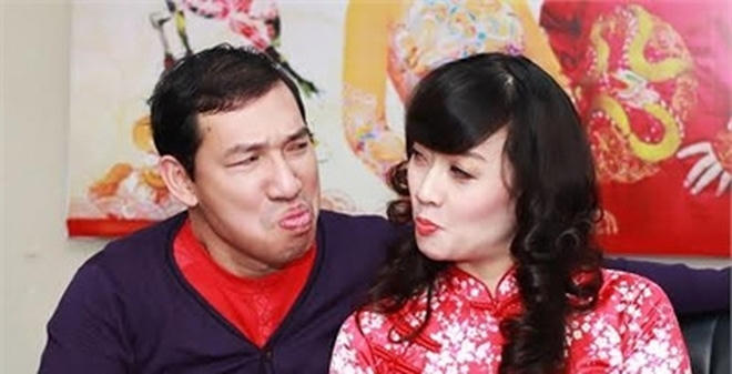 Quang Thắng và Vân Dung là đôi bạn diễn ăn ý trên sân khấu.