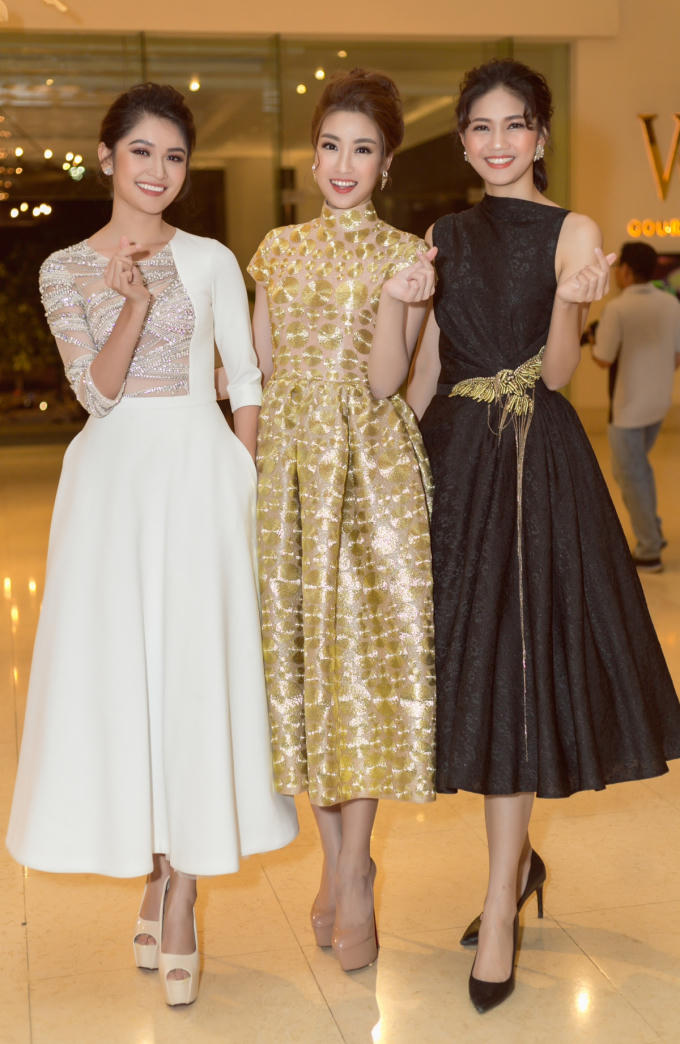 Thuỳ Dung ho&aacute; c&ocirc;ng ch&uacute;a y&ecirc;u kiều hội ngộ với Hoa hậu Mỹ Linh, &Aacute; hậu Thanh T&uacute;