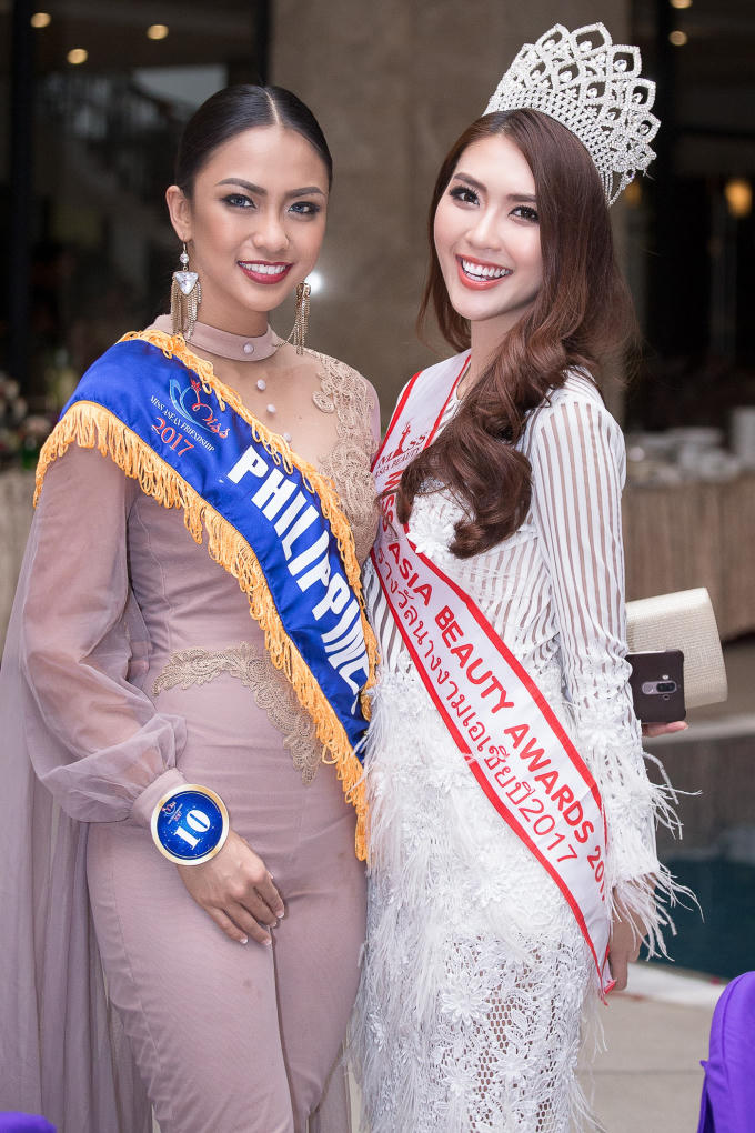 Hoa hậu Tường Linh khoe nhan sắc rực rỡ b&ecirc;n d&agrave;n th&iacute; sinh Miss ASEAN