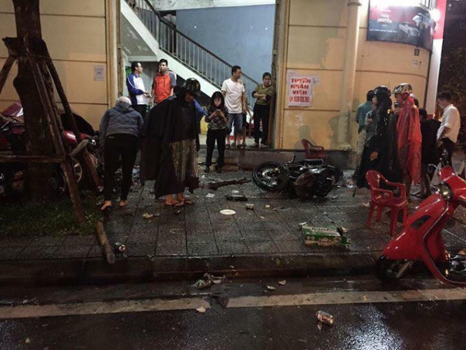 Hiện trường vụ tai nạn (Ảnh: FB)