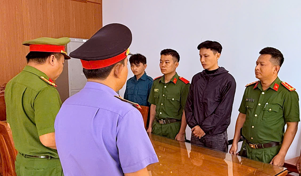 Cơ quan Công an thi hành lệnh bắt tạm giam đối với bị can Trần Hửu Nghĩa