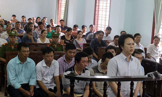 Bị cáo Tâm khai đã đưa cho sếp 370 triệu để chạy chức. (Ảnh: Vietnamnet)