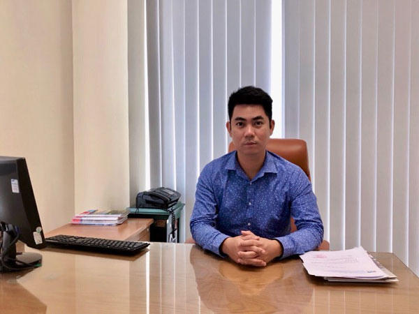 Ông Trung Hoàng - Giám đốc Công ty TNHH Truyền thông quốc tế Hoàng Duy.