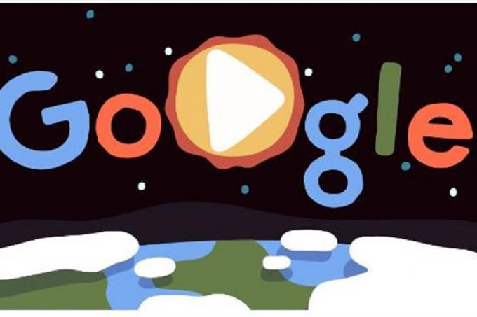 Google Doodle kỷ niệm Ngày Trái đất. (Ảnh: Google Doodle).