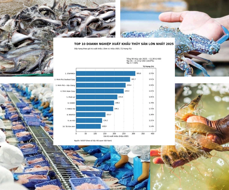Kết thúc năm 2025, ngành thủy sản Việt Nam đã ghi dấu ấn với con số kim ngạch ấn tượng gần 11,3 tỷ USD.