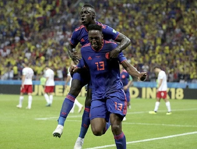 Pha làm bàn của Mina khiến Colombia dễ đá hơn trong hiệp hai.