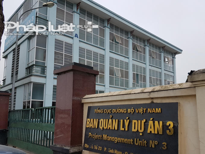 Trụ sở Ban QLDA 3 - chủ đầu tư Gói thầu RAP/CP15-16-17 “Bảo trì PBC đoạn tuyến QL6, từ Km193-Km303” thuộc Dự án Quản lý tài sản đường bộ Việt Nam có giá hơn 632 tỷ đồng