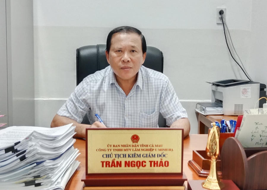 Ông Trần Ngọc Thảo – Bí thư Đảng ủy, Chủ tịch kiêm Giám đốc Công ty TNHH MTV Lâm nghiệp U Minh Hạ khẳng định, giữ vững và phát triển rừng không chỉ là nhiệm vụ kinh tế, mà còn là trách nhiệm chính trị, trách nhiệm trước môi trường và đời sống Nhân dân.