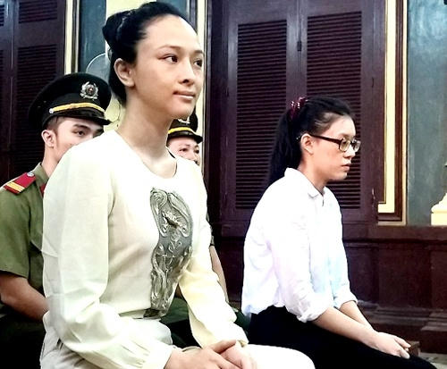 Trương Hồ Phương Nga tại tòa.
