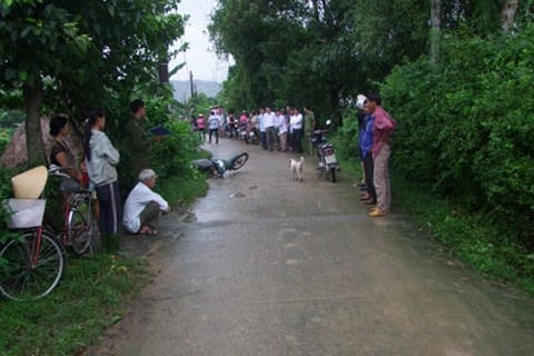 Hiện trường vụ tai nạn giao thông