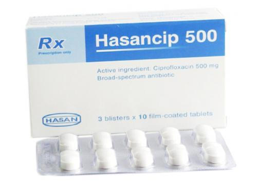Thuốc Hasancip 500 được đính chính thông tin tại công văn duy trì hiệu lực Giấy đăng ký lưu hành.
