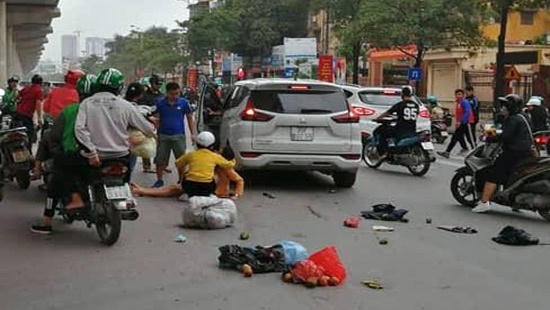 Hiện trường vụ tai nạn.