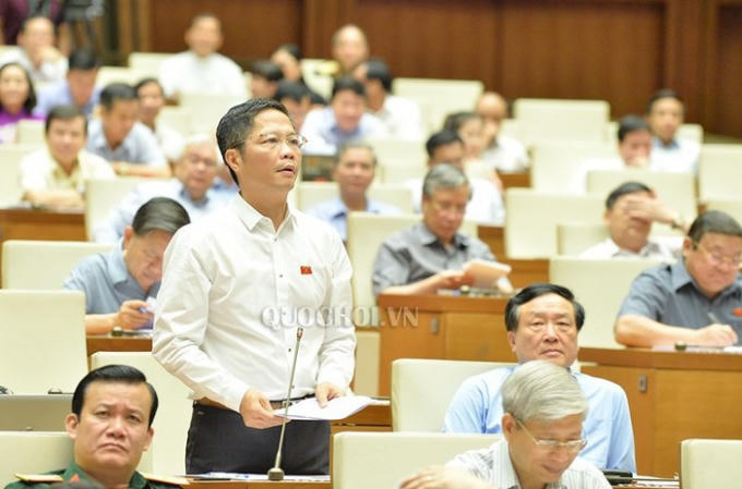 Bộ trưởng Bộ Công thương Trần Tuấn Anh. Ảnh quochoi.vn