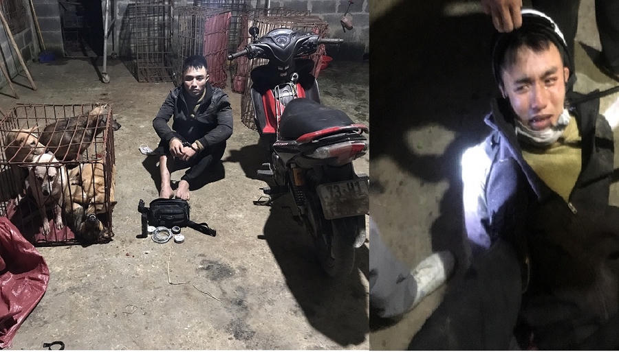 2 đối tượng trộm chó là Đào Hữu Lợi và Lê Văn Hải.