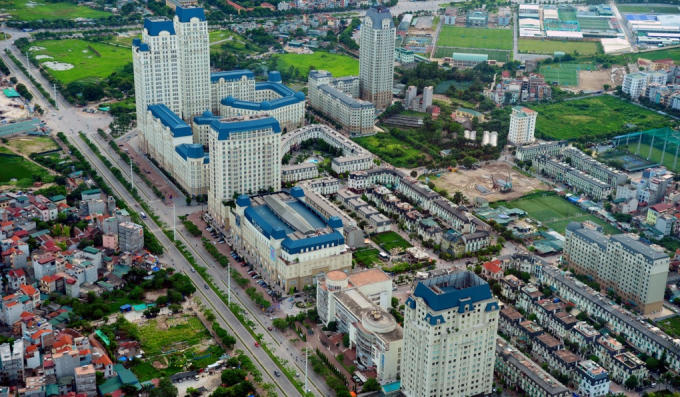 Hệ thống hạ tầng, thiết kế cảnh quan tại khu đô thị The Manor.