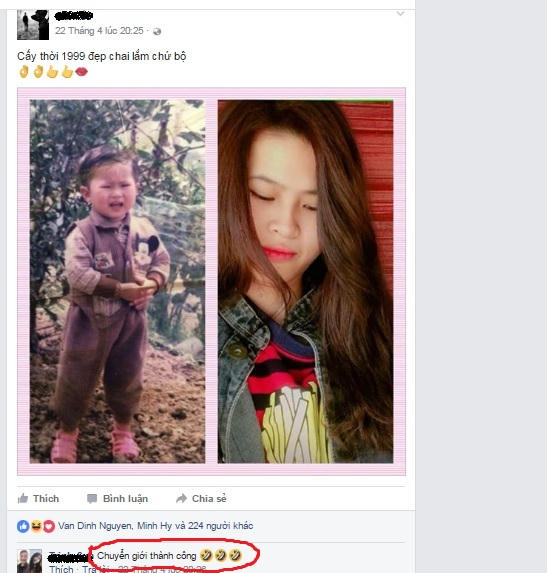 H&agrave;i hước đăng ảnh &ldquo;dậy th&igrave; th&agrave;nh c&ocirc;ng&rdquo; tr&ecirc;n Facebook