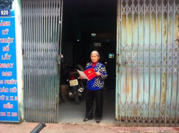 Bà Gái cho rằng các cấp tòa án ở Quảng Ninh lấy đất của bà chia trong vụ con trai ly hôn là trái quy định của pháp luật.