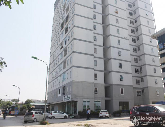 Tòa nhà chung cư PVNC2 - CT01. Ảnh: PT