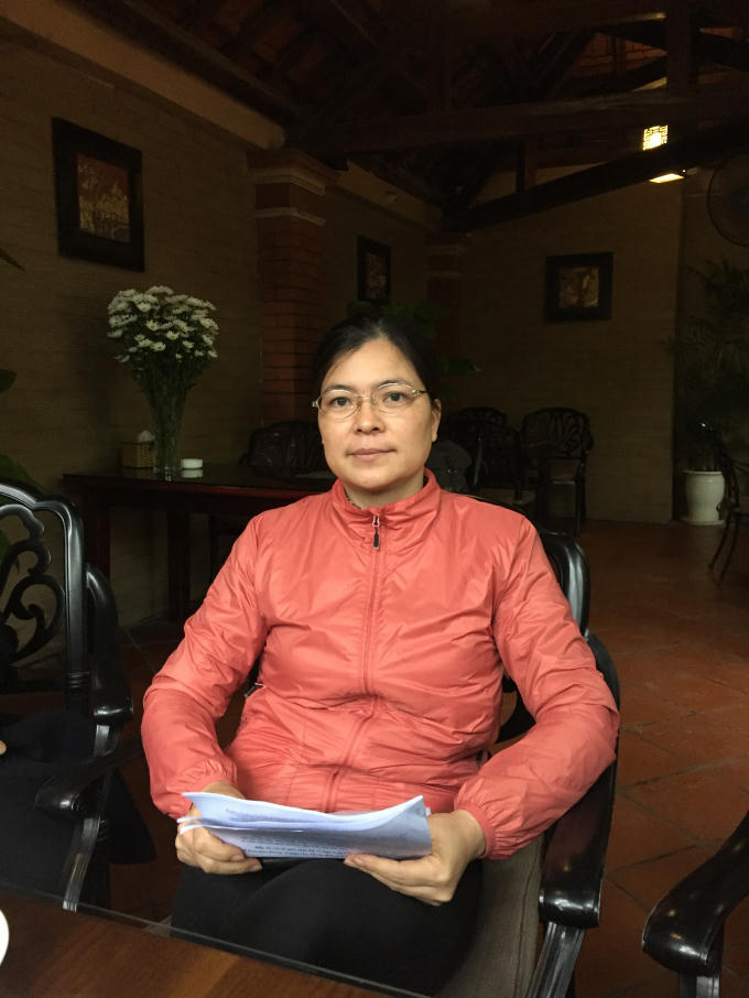 Cô giáo Thảo trình bày sự việc.
