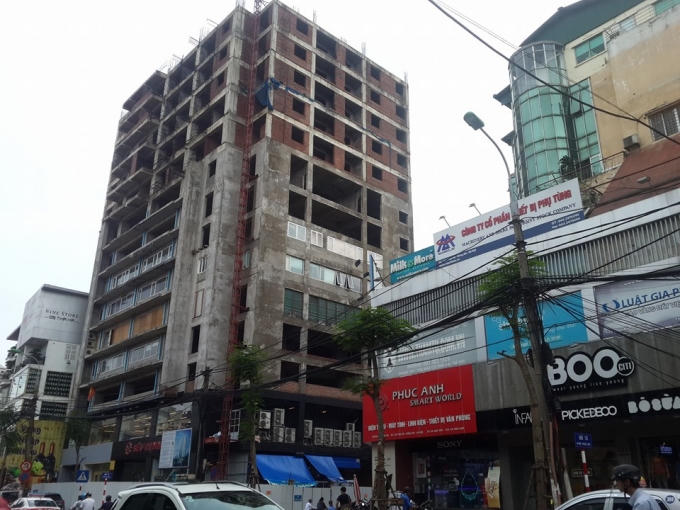 Dự án tọa lạc trên vị trí đắc địa trên phố Thái Hà.