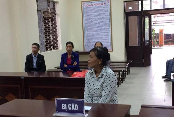 Bị cáo Lương tại phiên sơ thẩm.