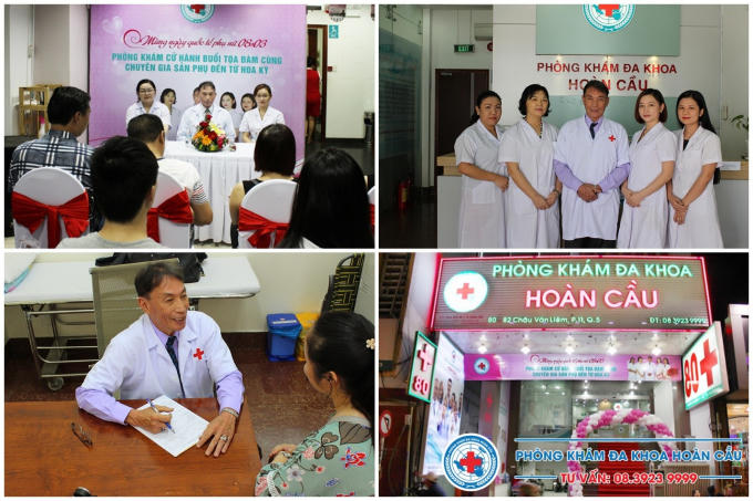 Phòng khám đa khoa Hoàn Cầu.