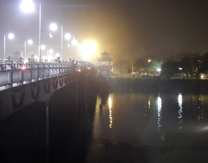 Cầu Dã Viên trong đêm xảy ra vụ việc xảy ra vụ việc.
