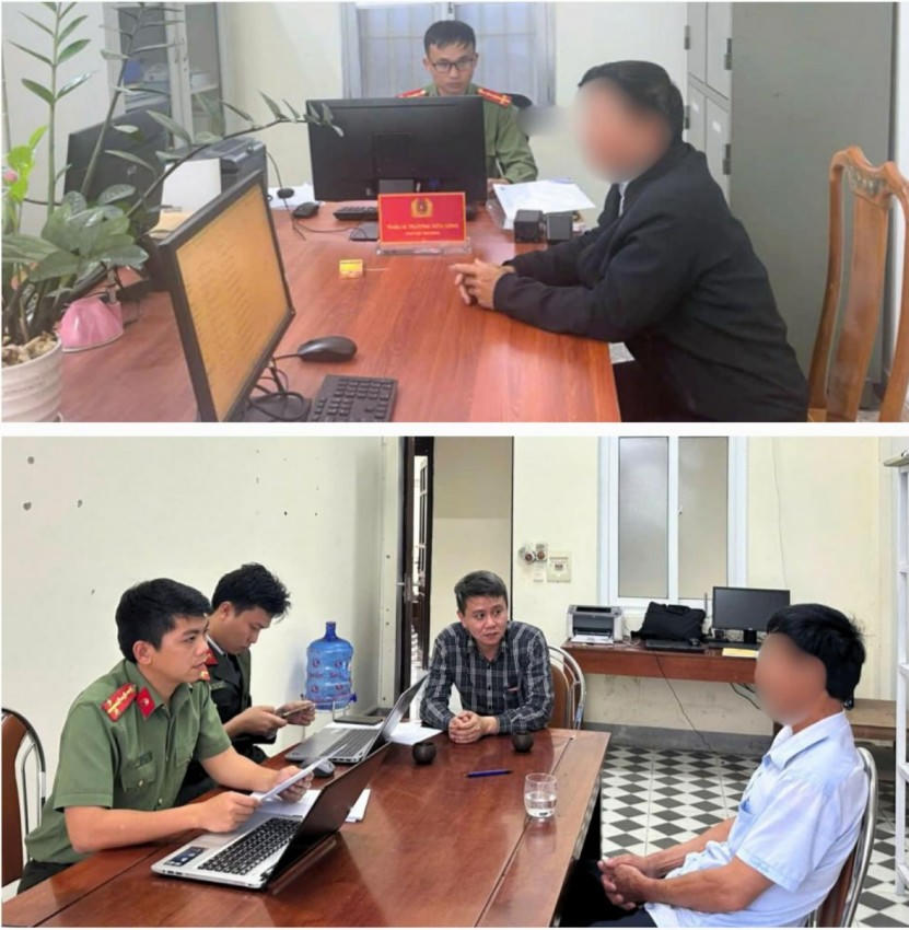 Xử lý nghiêm 2 trường hợp đưa tin sai sự thật - Ảnh Công an Hà Tĩnh.