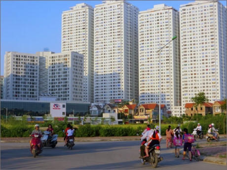 Nhiều khu chung cư được xây dựng tại phường Hoàng Liệt, quận Hoàng Mai nhưng đến nay chỉ có duy nhất 1 trường tiểu học.