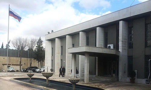 Đại sứ quán Nga tại thủ đô Damascus, Syria. (Ảnh: Sputnik)