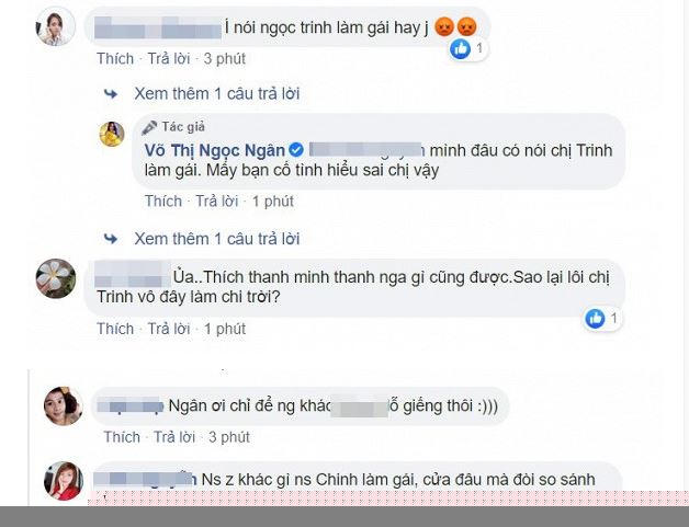 thanh minh tieng xau, ngan 98 reo ten ngoc trinh khien dan mang buc xuc hinh anh 4
