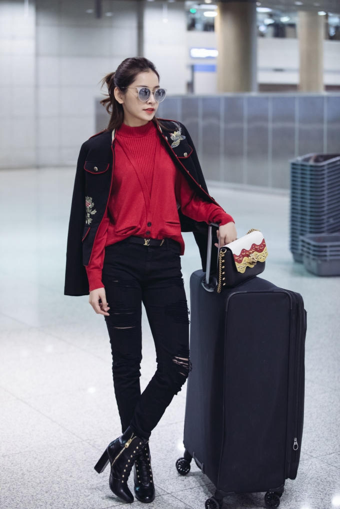Chi Pu bất ngờ hội ngộ Monstar tại H&agrave;n Quốc