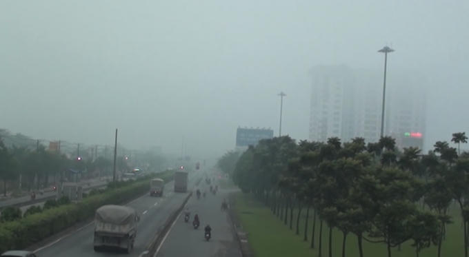 M&ugrave; kh&ocirc; bao phủ S&agrave;i G&ograve;n