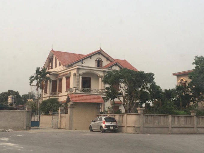Căn biệt thự 3 tầng của ông Hà Hải Dương, Chủ tịch UBND Thị xã Đông Triều.