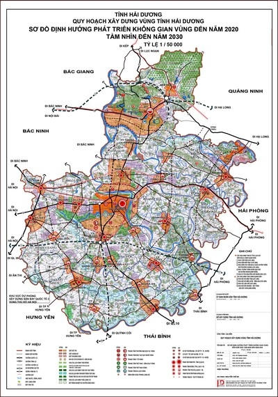 Quy hoạch vùng Hải Dương đến 2020 tầm nhìn 2030.