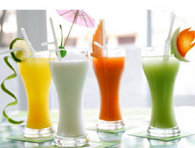 4 cốc sinh tố có hoạt chất độc tố (ảnh minh họa).