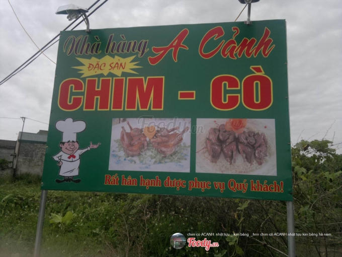 Một biển quảng cáo cỡ lớn. (Ảnh foody.vn)