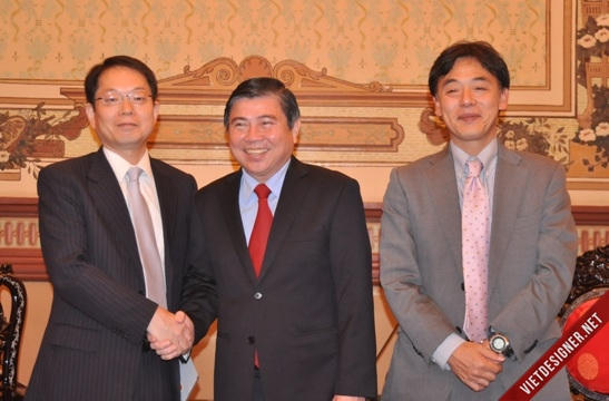 Ông Fujita Yasuo - Trưởng đại diện Văn phòng JICA Việt Nam (trái). (Ảnh: Mofahcm)