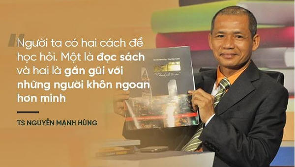 TS. Nguyễn Mạnh Hùng là một trong những người đầu tiên dạy đọc sách siêu tốc