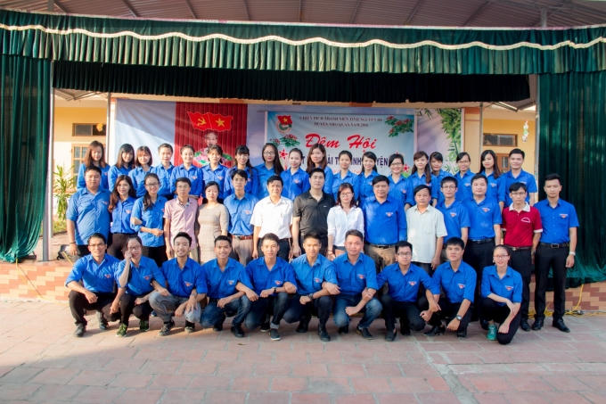 Ảnh chụp tập thể khoa Công tác xã hội trường hoc viện Thanh thiếu niên Việt Nam.
