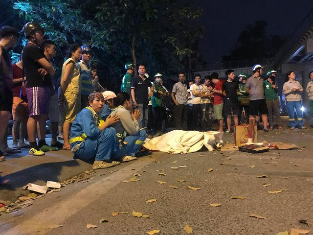 Một công nhân môi trường đã tử vong.